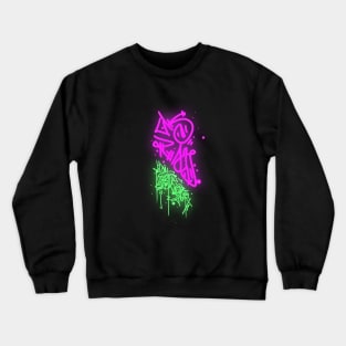 Neon Graffiti / Tag Crewneck Sweatshirt